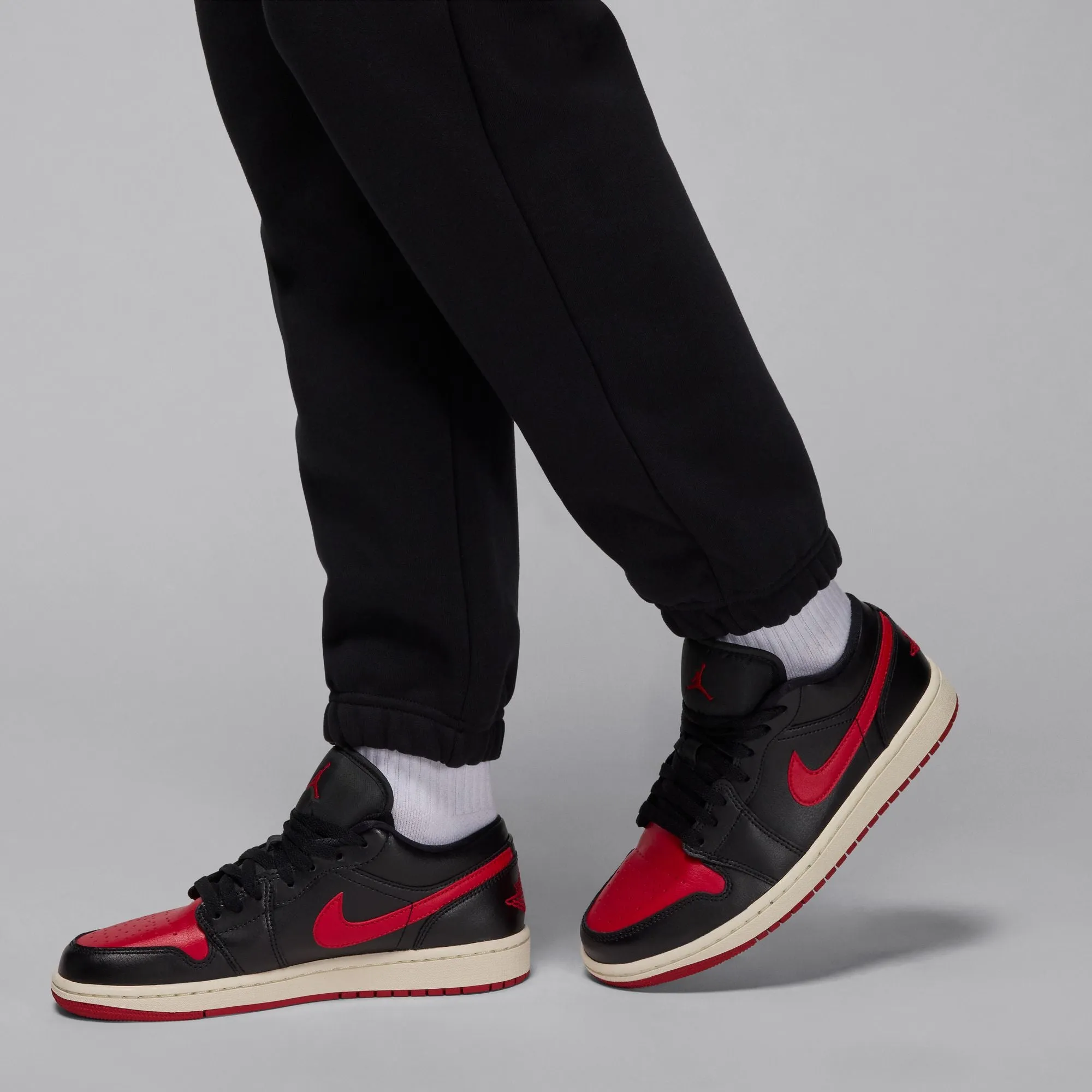 W FLIGHT FLEECE PANTS BLACK