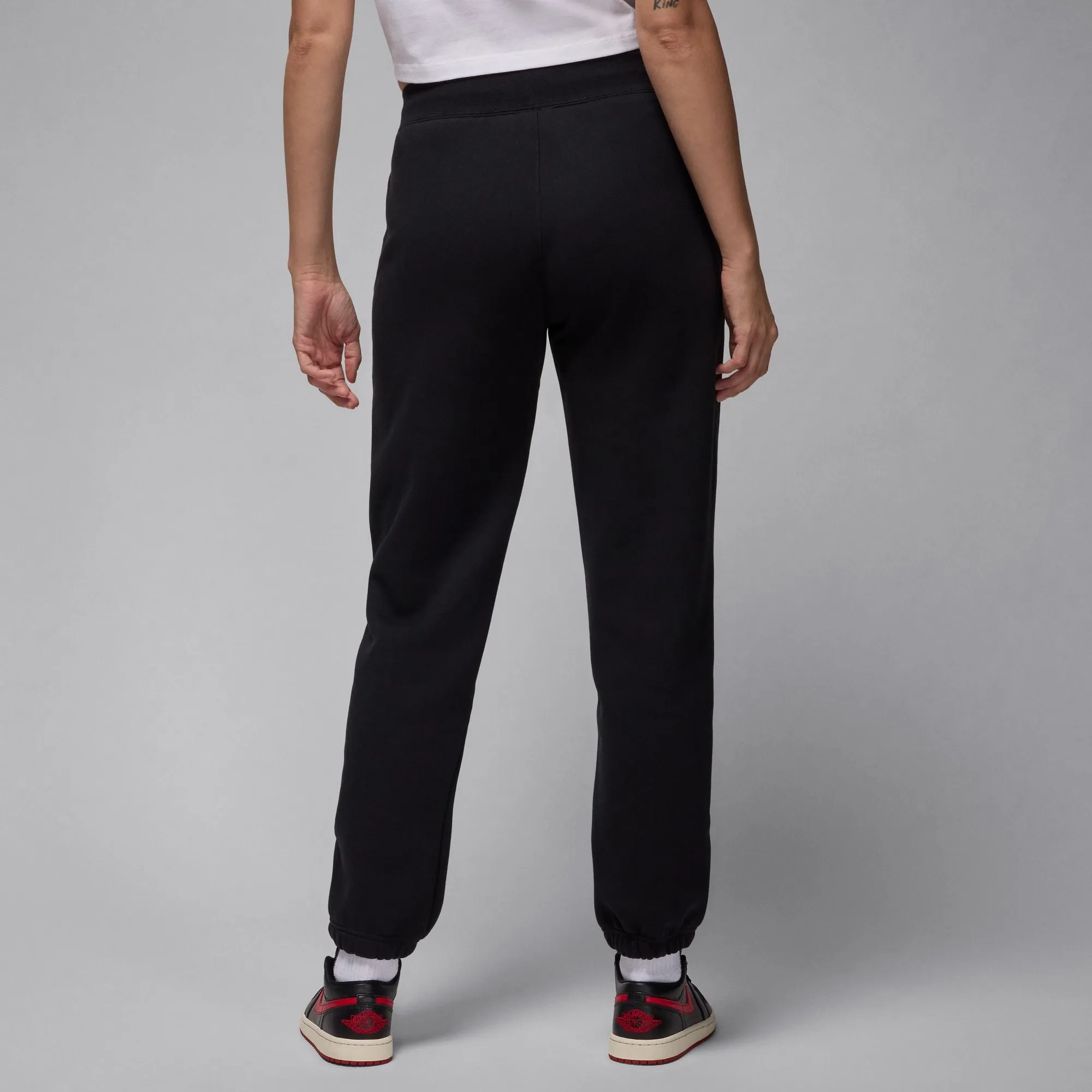 W FLIGHT FLEECE PANTS BLACK