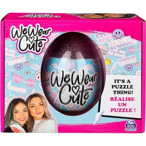 We Wear Cute Vibrant Egg-Shaped 100-Piece Puzzle