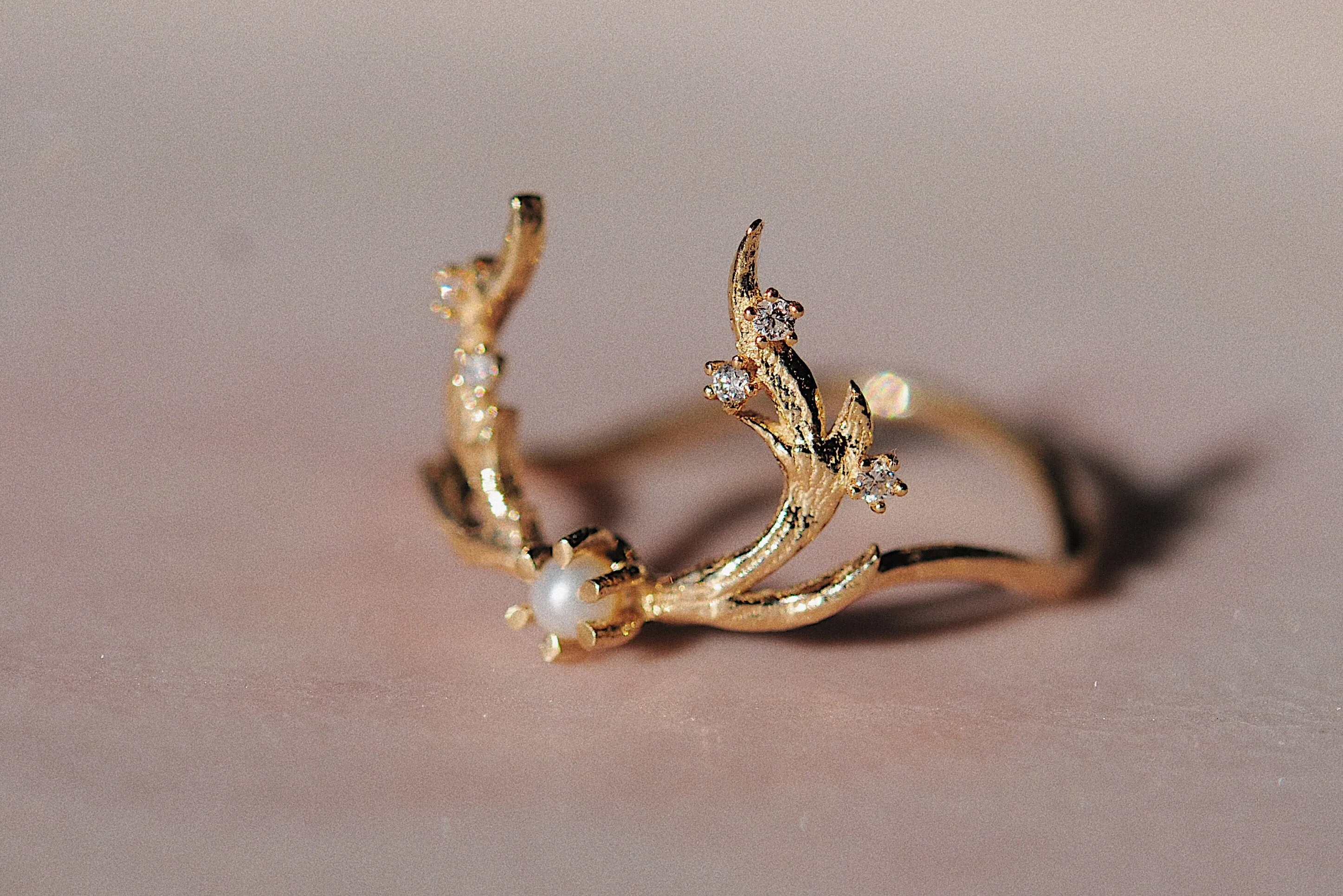 White Guardian Ring