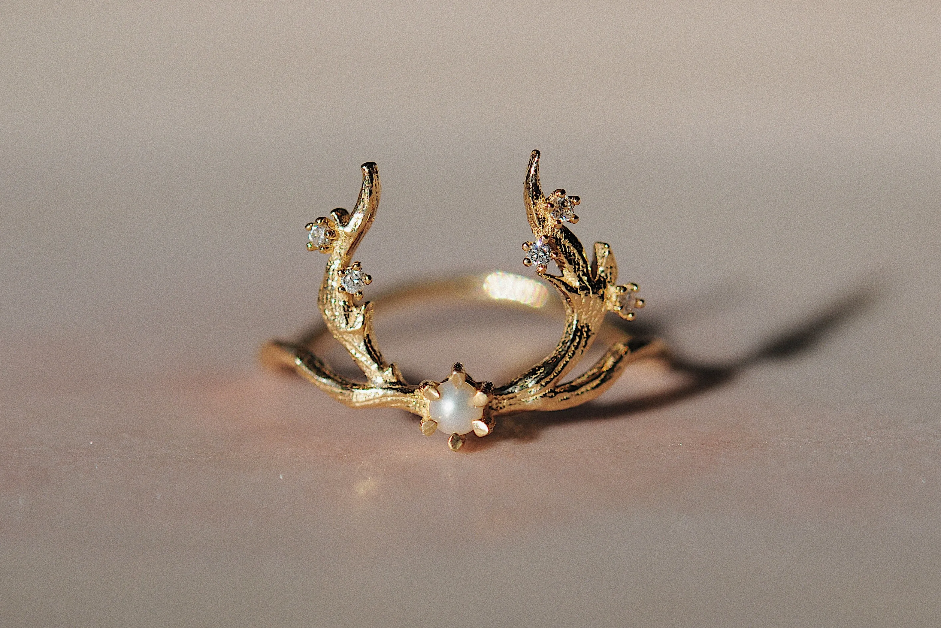 White Guardian Ring