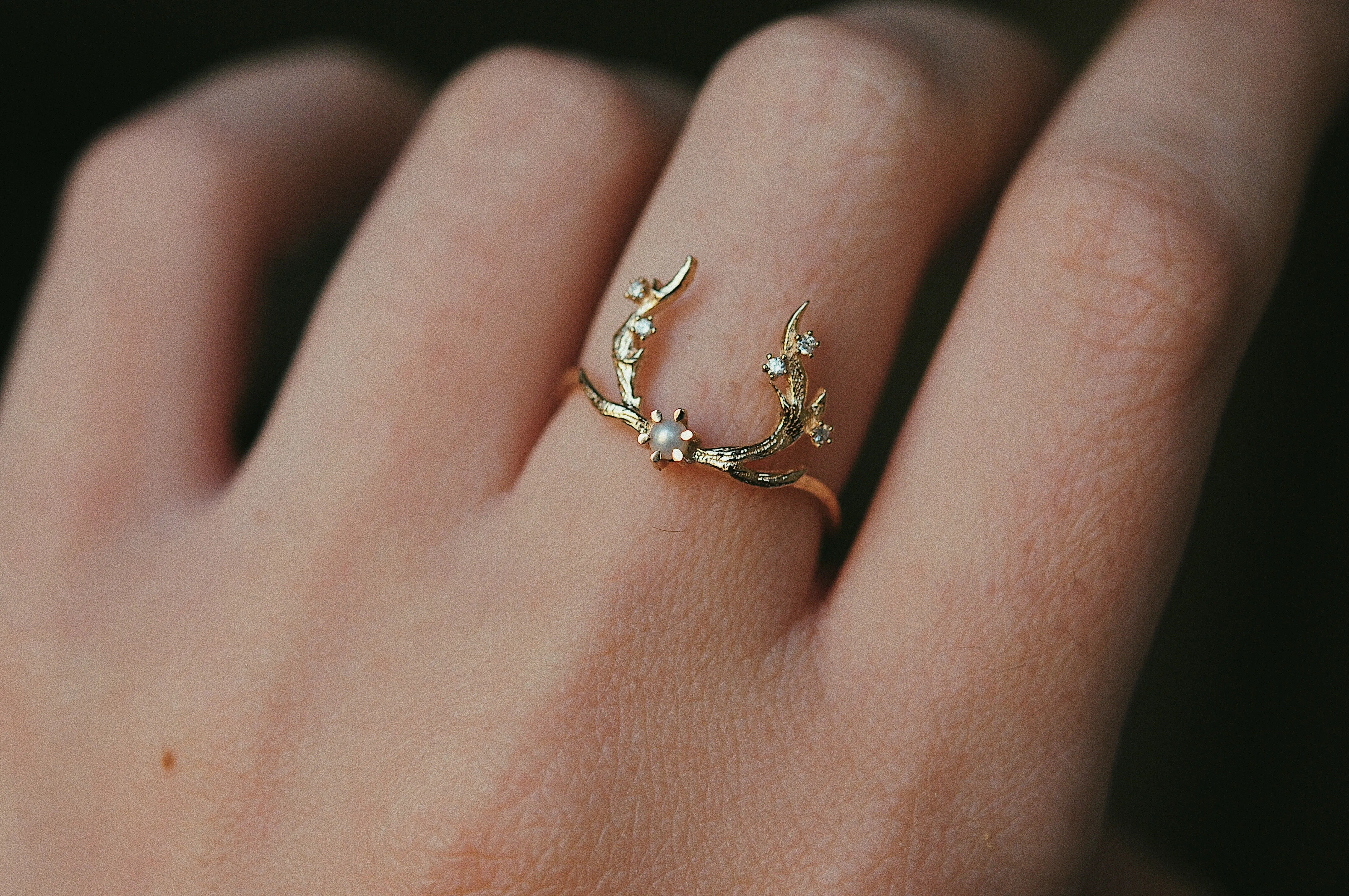 White Guardian Ring