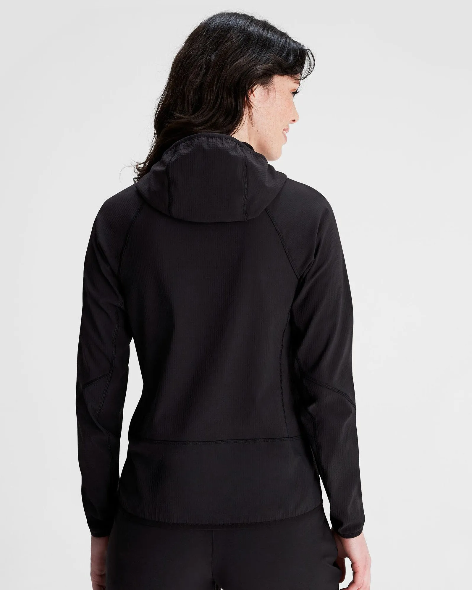 Women's Aysen Hooded Fleece Jacket - Black Stingray