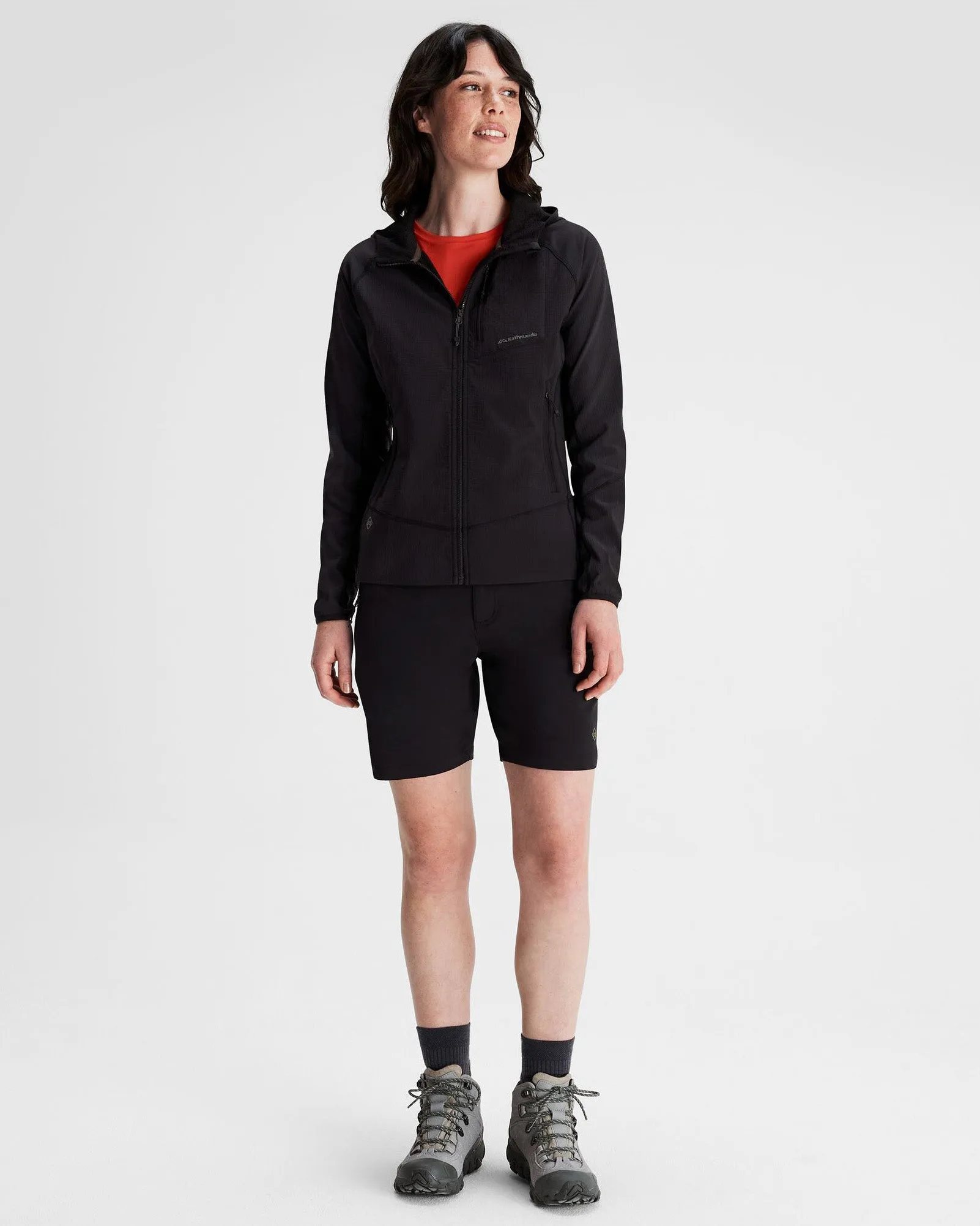 Women's Aysen Hooded Fleece Jacket - Black Stingray