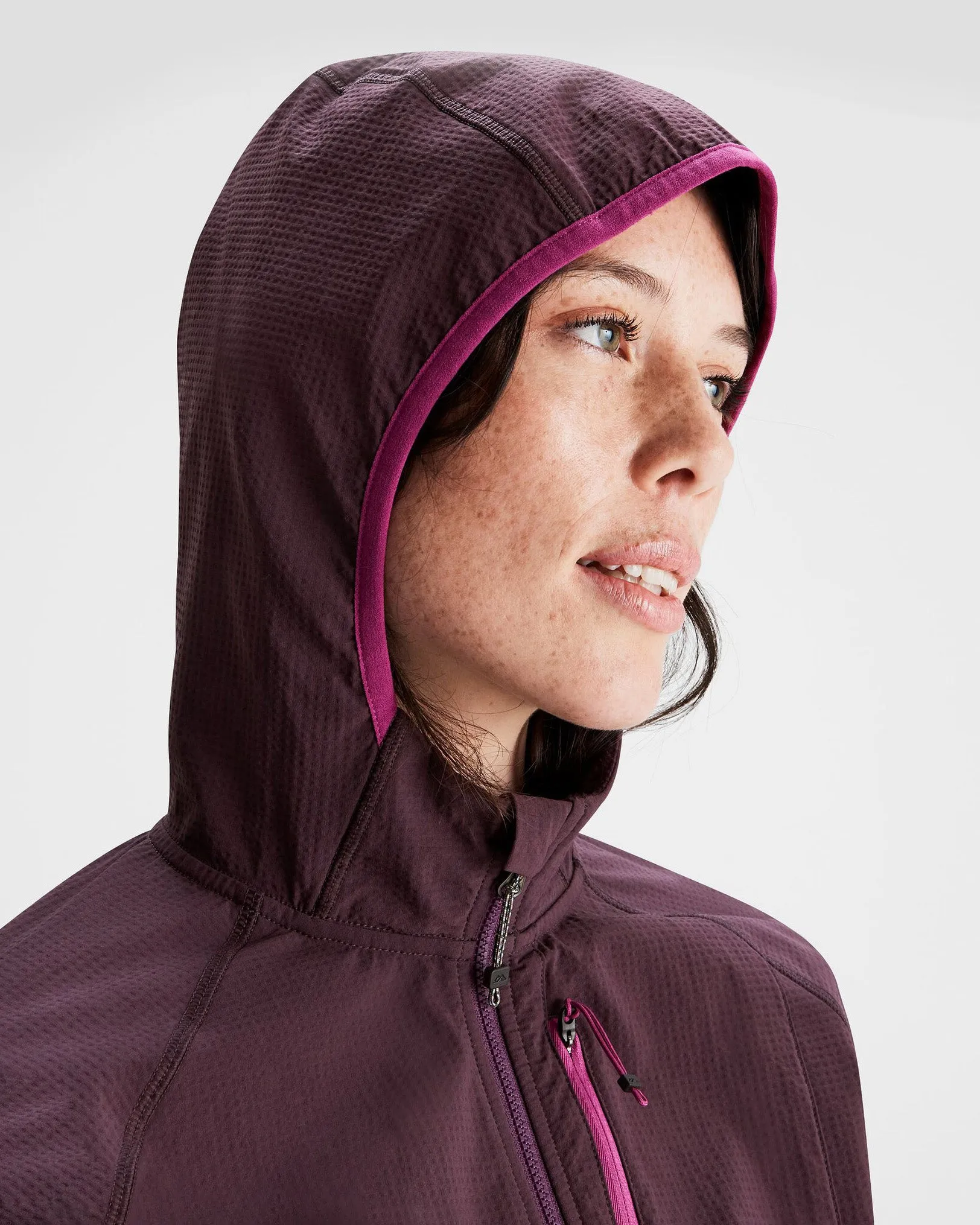 Women's Aysen Hooded Fleece Jacket - Jam