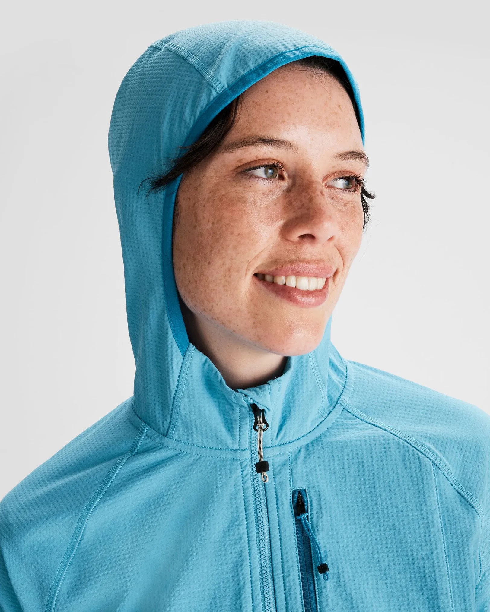 Women's Aysen Hooded Fleece Jacket - Light Sea