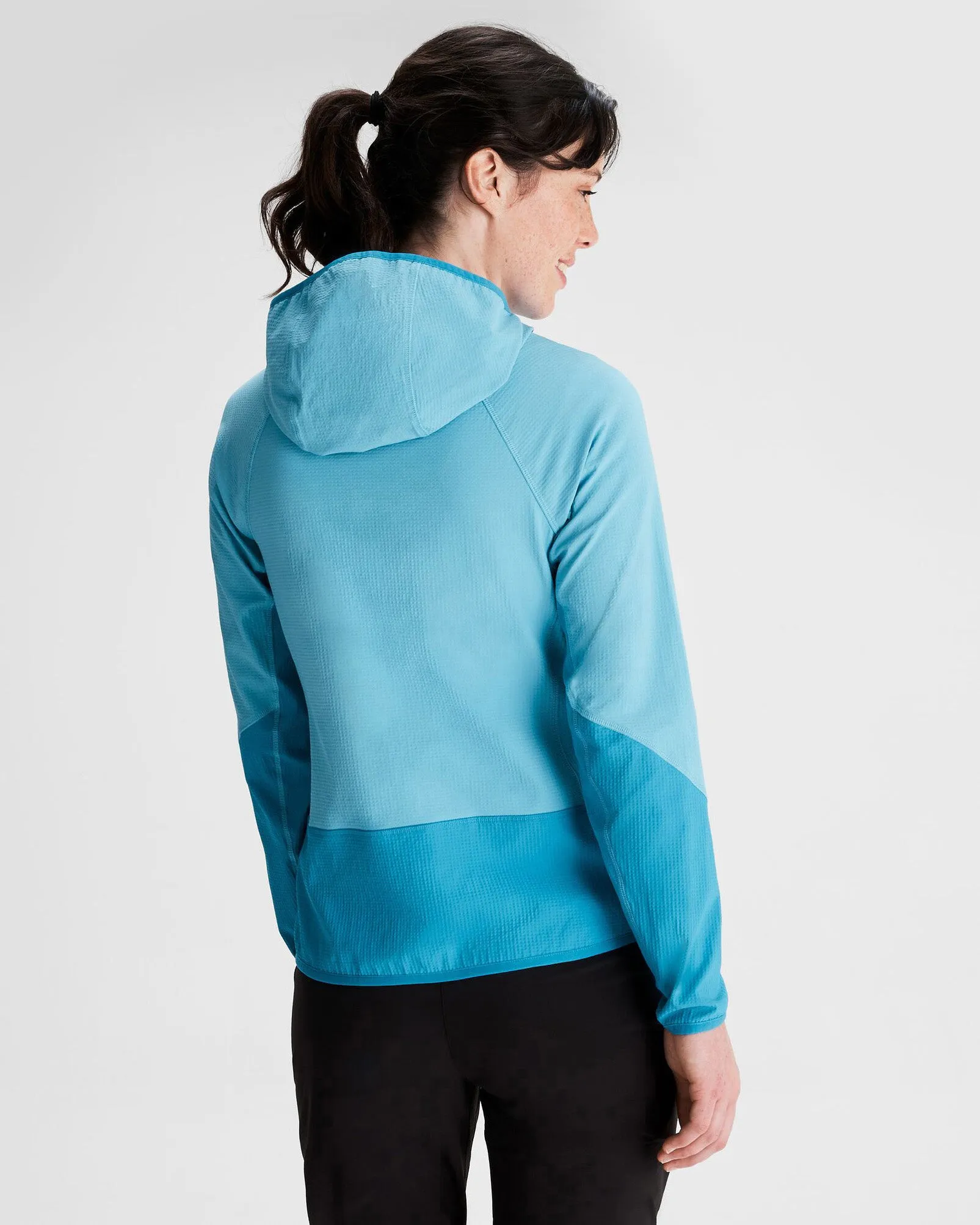 Women's Aysen Hooded Fleece Jacket - Light Sea