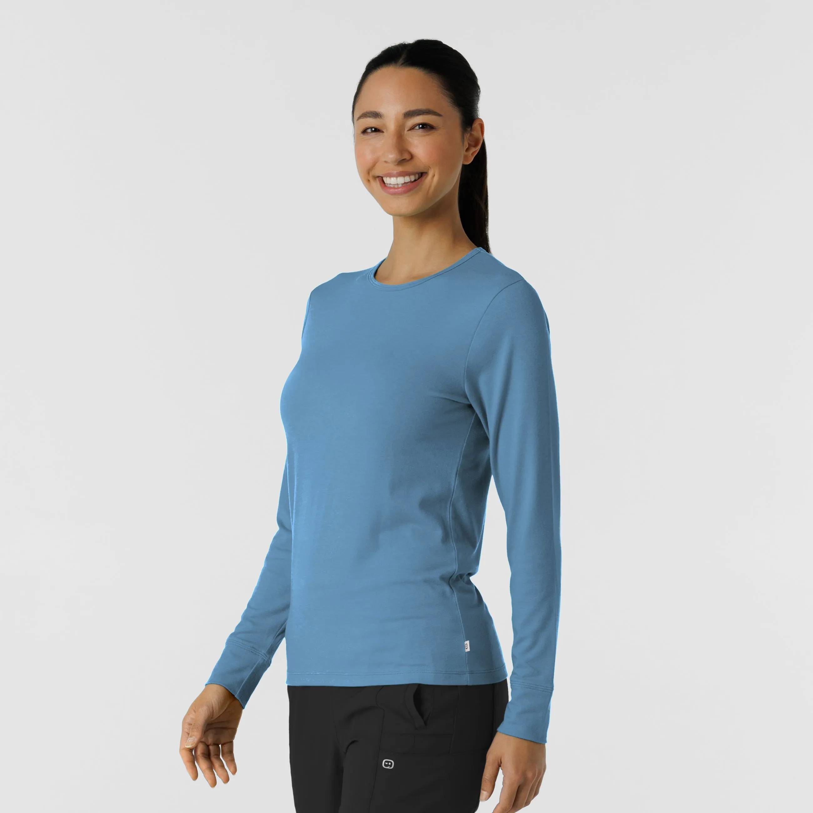 Women's Essential Layer Long Sleeve - Pacific Blue