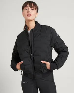 Women's Federate Stretch Down Bomber Jacket - Black