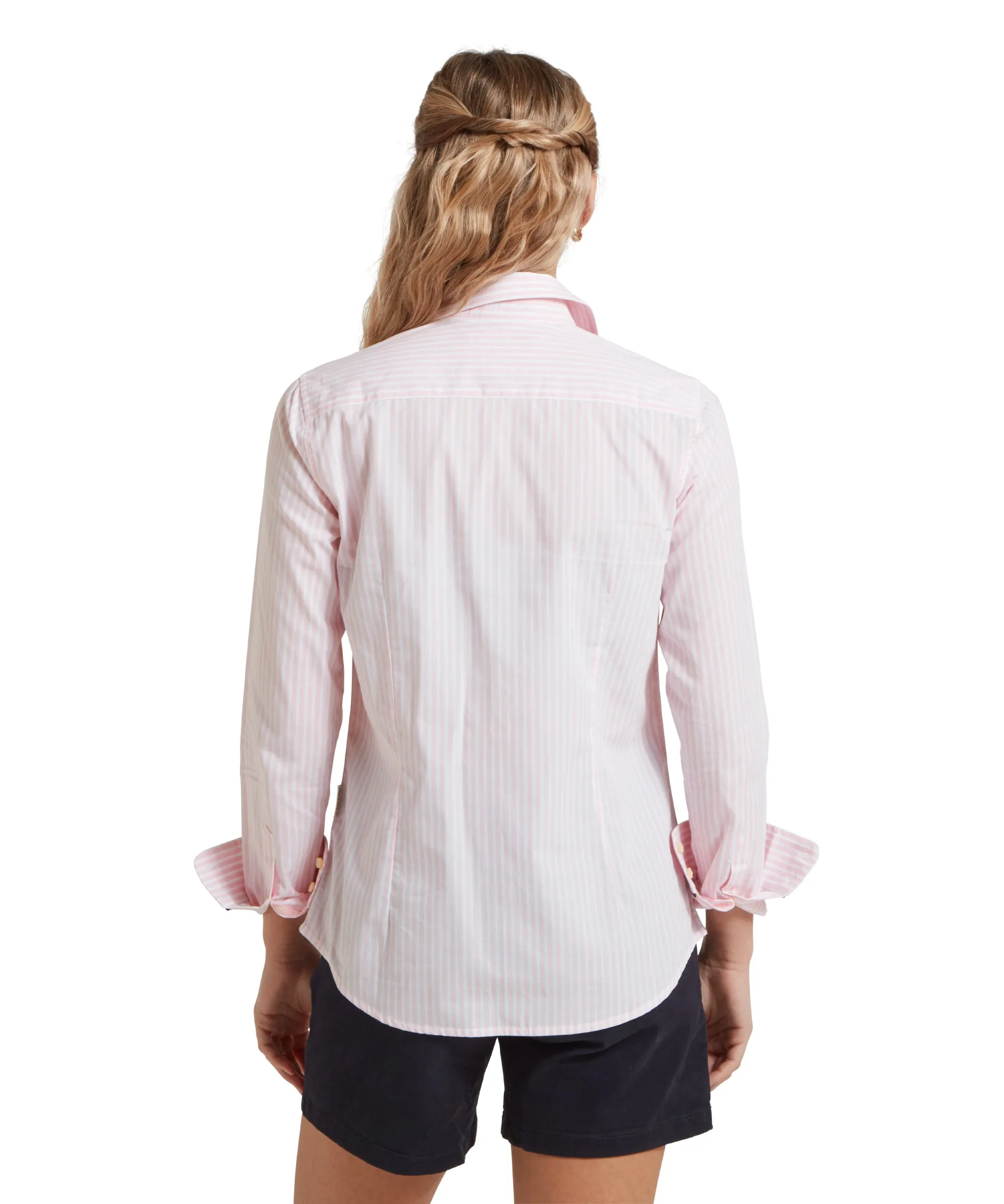 Women's Holme Striped Shirt - Mauve Blush