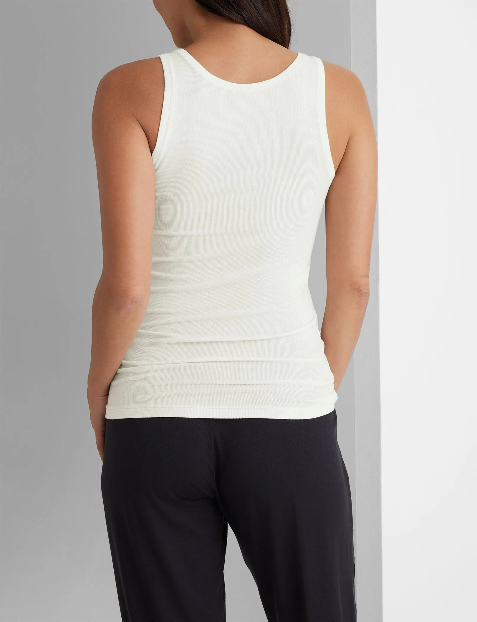 Women's Micro Rib Fitted Tank (2-Pack)