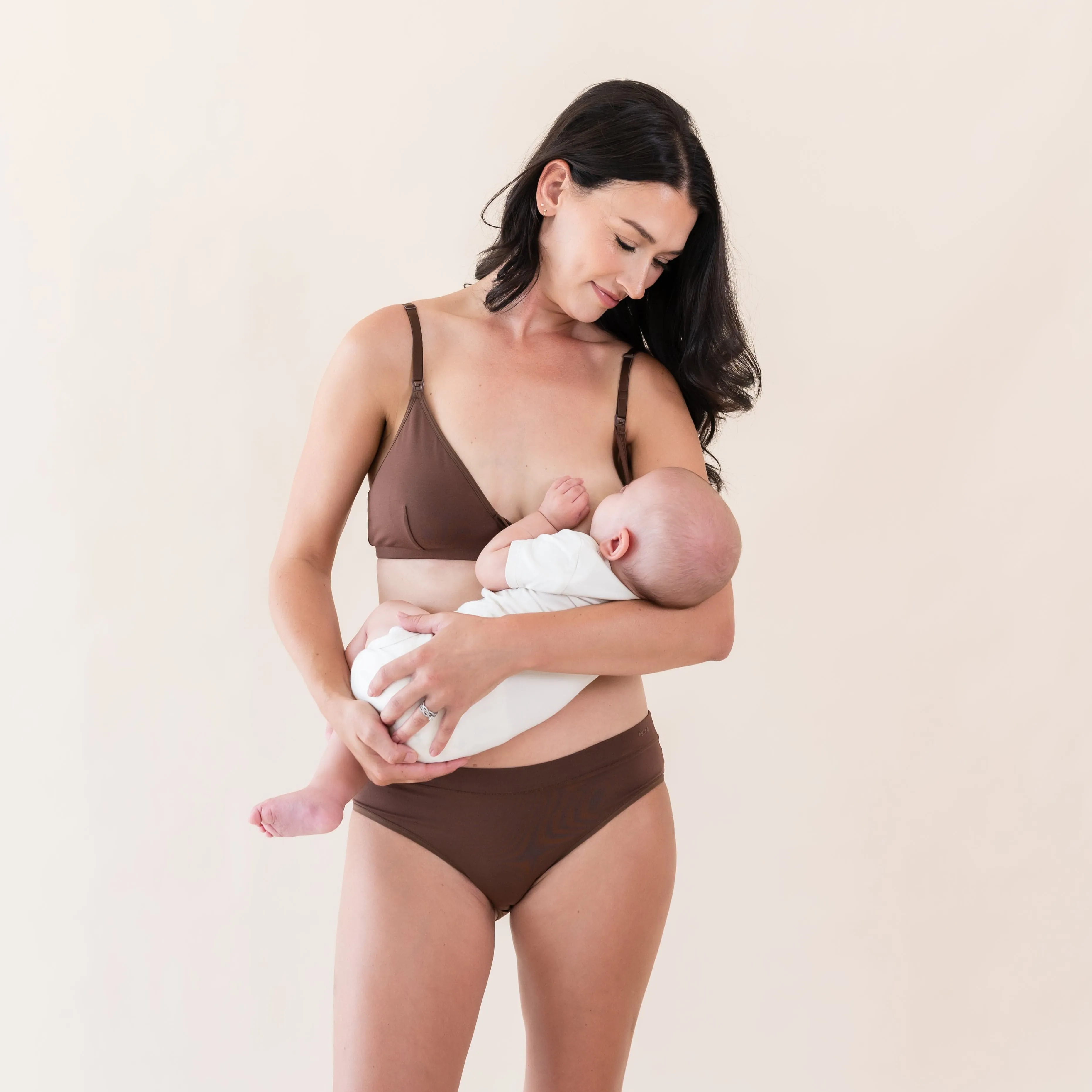 Women's Nursing Bra in Toffee