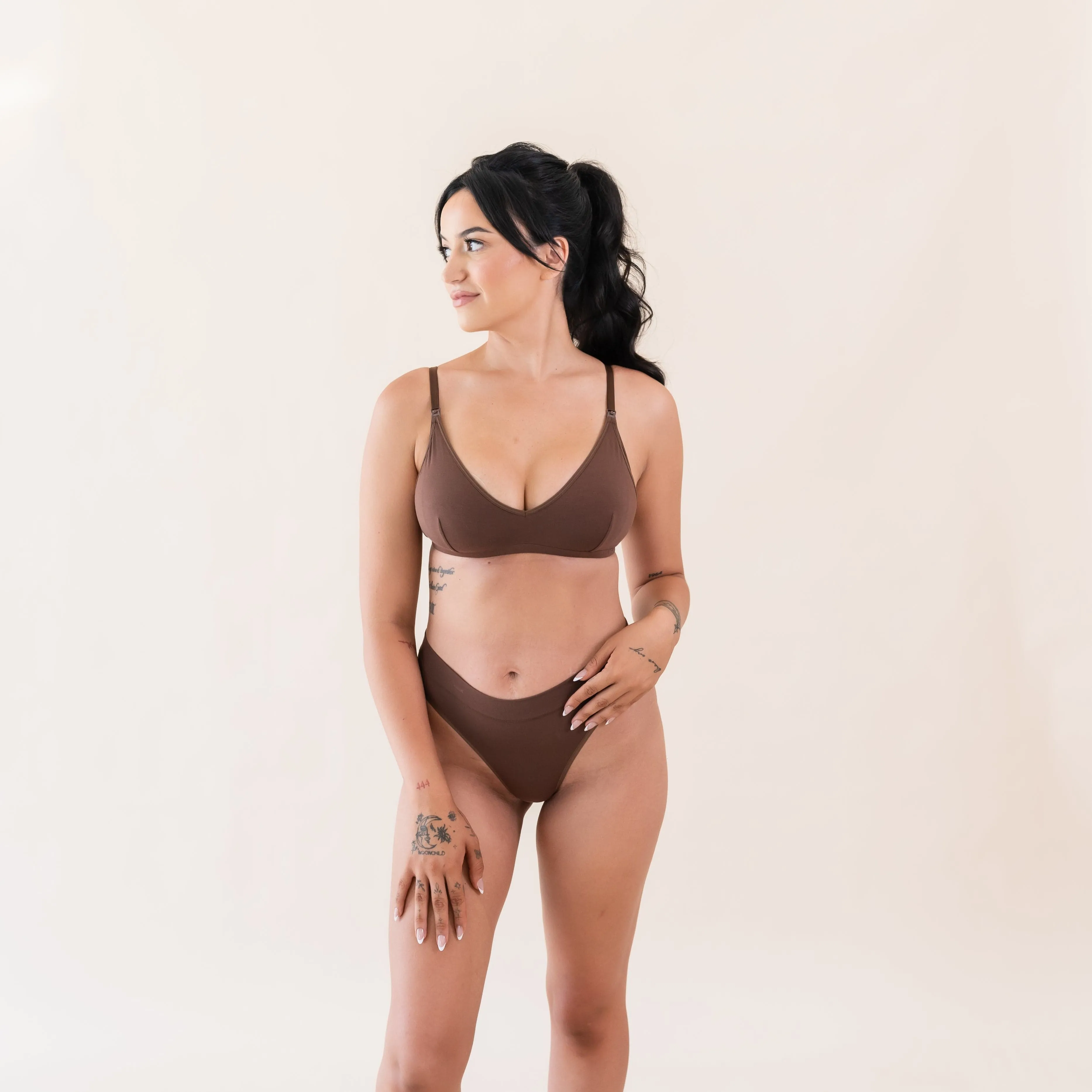 Women's Nursing Bra in Toffee