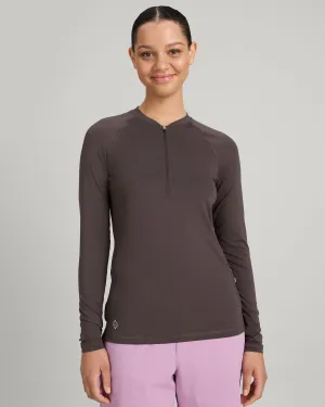 WTR-Seeker Women's Splash Long Sleeve Top - Dark Quartz